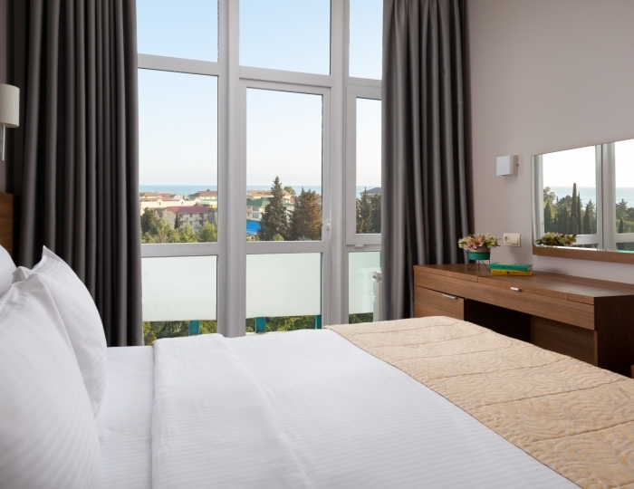 Комфорт Комфорт 2-местный DBL с видом на Море - Санаторно-курортный комплекс «Знание» Сочи